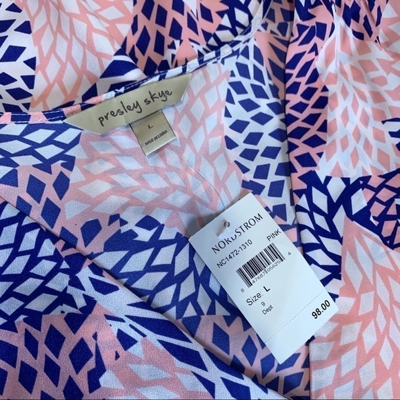 Presley skye Print Surplice Shirtdress - Picture 7 of 7